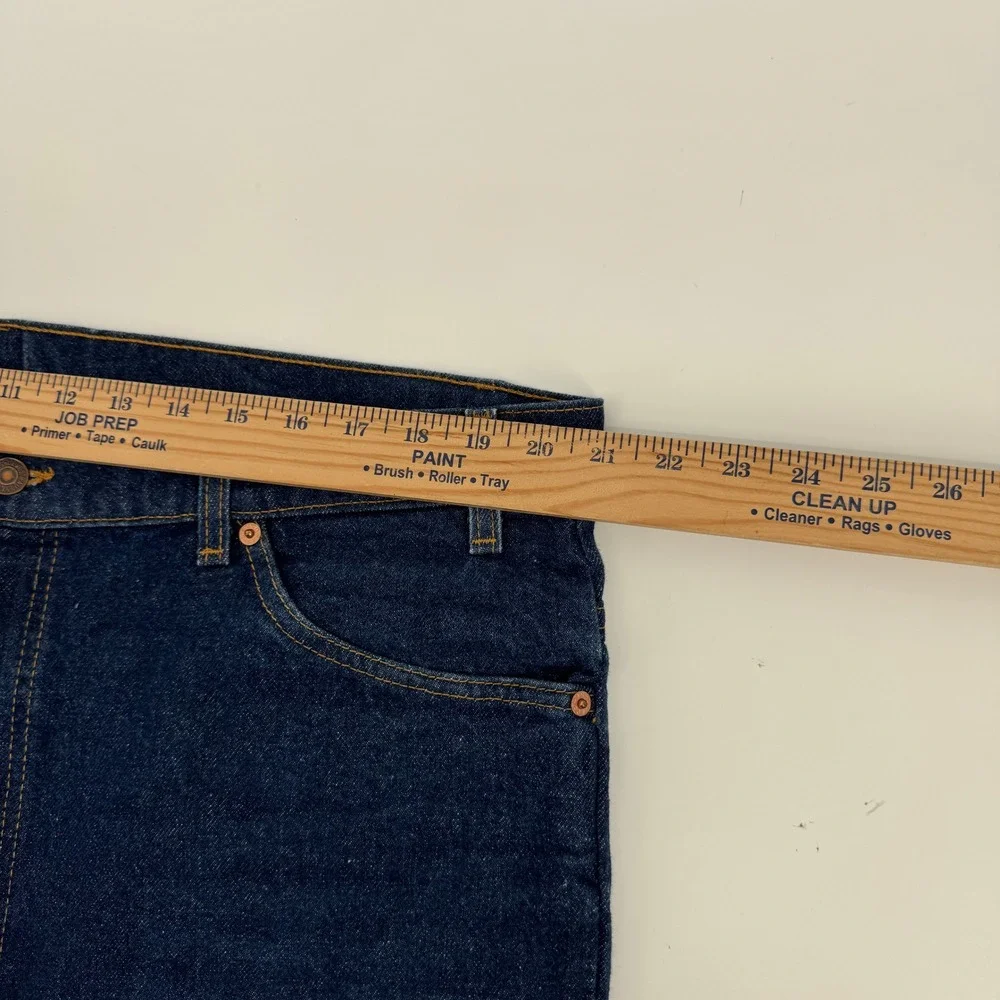 Levi's Orange Tab 517 Jeans Mens 42x32 Blue Vintage 94 Made in USA Bootcut Denim